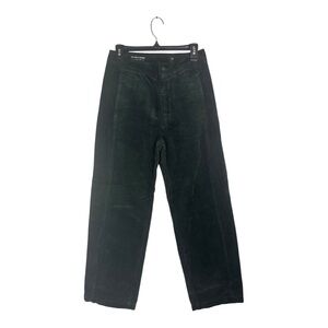 AG Adriano Goldschmied Pants Womens 27x29 Green Tomas Trouser Corduroy High Rise